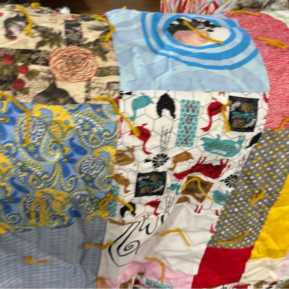 Homemade throw. - Picture 2 of 4